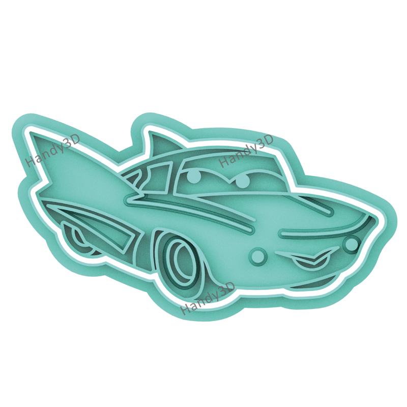 Flo cars movie cookie cutter