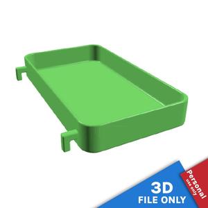CONTAINER WITH 14X7.5X2CM STORAGE SPACE FOR IKEA SKADIS