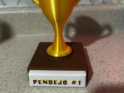 Pendejo/a Trophy