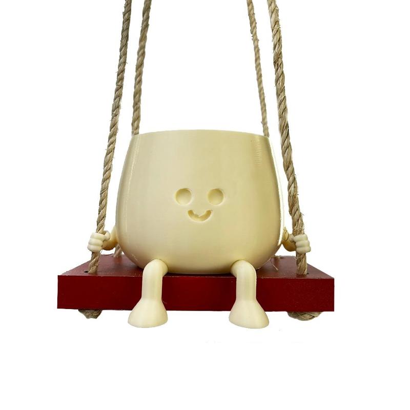 BOBBY PLANTER / SWING PLANTER / SUCCULENT PLANTER / HAPPY FACE PLANTER