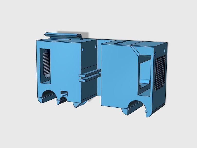 Discoeasy200 - Compact double filament printhead with sensor BLTOUCH -V1.1