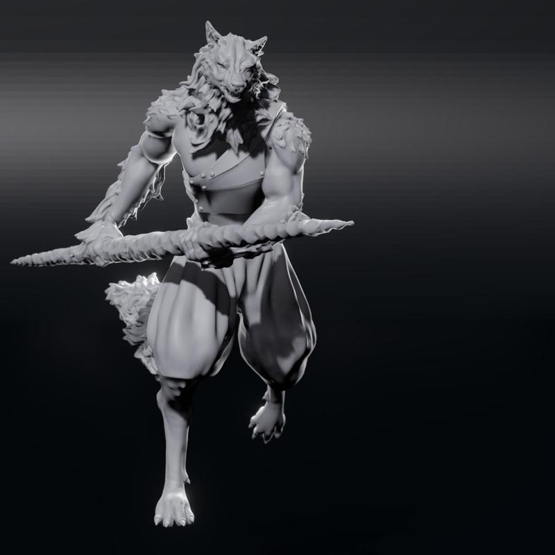 Wolf Spearman Beastkin