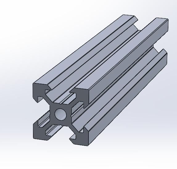 Structural profile V-Slot 20*20 grooves 6 mm