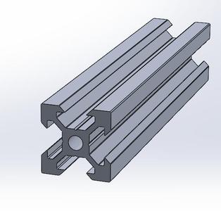 Structural profile V-Slot 20*20 grooves 6 mm