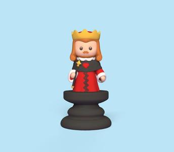 Alice Chess - Side B - King - King of Hearts
