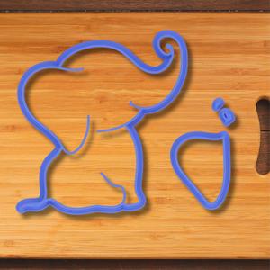 COOKIE CUTTER elephant in parts