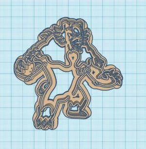 Pokemon: Blood Moon Ursaluna Cookie Cutter