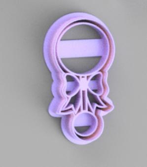 Cookie Cutter Baby Rattle x1