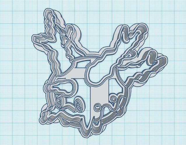Pokemon: Galarian Corsola Cookie Cutter