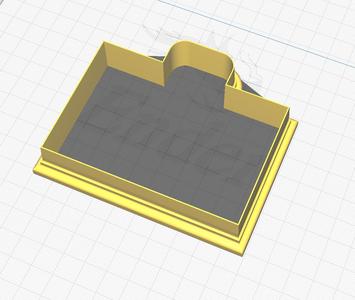 3.5 inch Briefcase / Suitcase Cookie Cutter