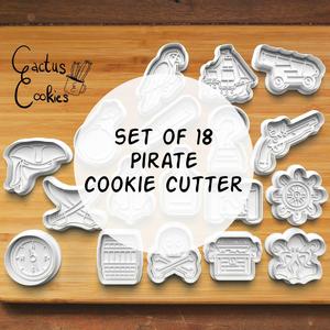 Pirate Bulk Cookie Cutter set 0524