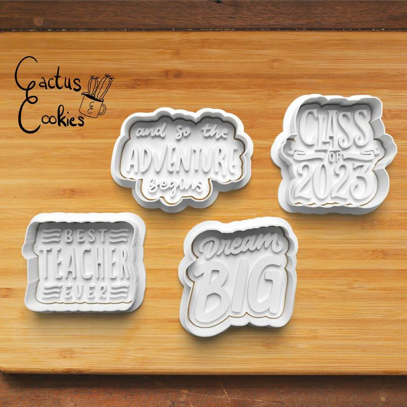 School Leavers Cookie Cutter set 0377