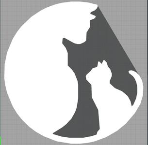 cat - cat- kitten- decoration - 2D