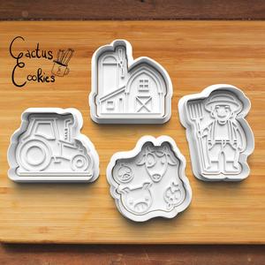 farm Cookie Cutter set 0627