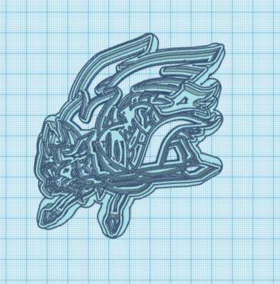 Pokemon: Zacian Cookie Cutter