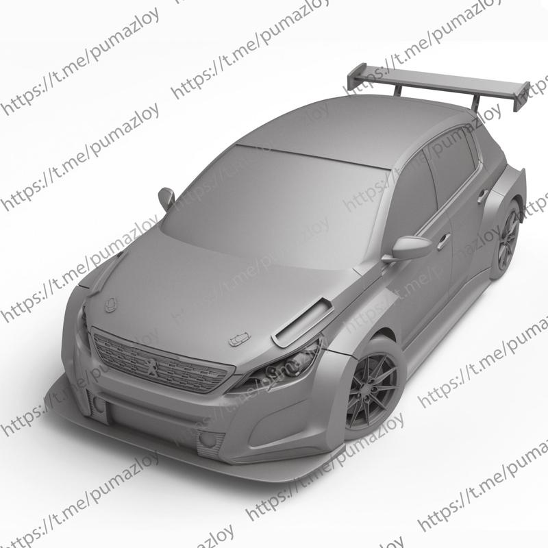 Peugeot 308 TCR printable