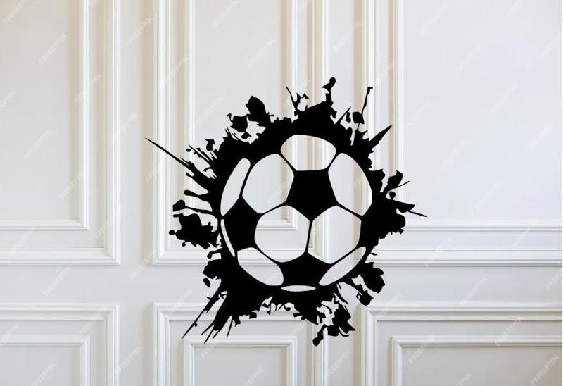 soccer ball wall decoration wall decoration realistic dinosaur art