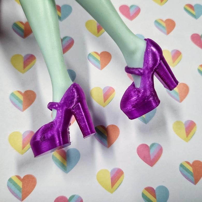 G3 Monster High & Rainbow High Pointed Toe Mary Jane Pumps