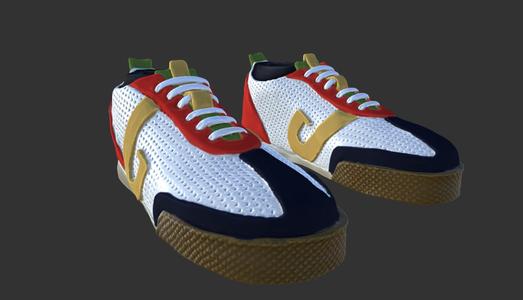 1/6 Scale Grenson Sneaker (15th doctor Sneaker)