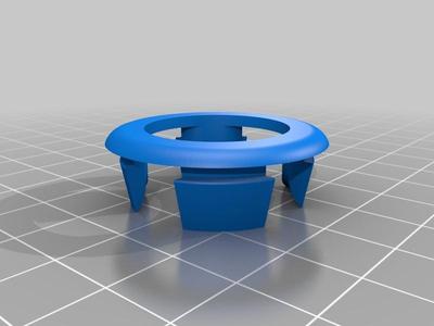 Fiat 500 cigarette lighter fixation ring