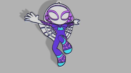 keychain Spidey and his amazing friends - Gwen Stacy / Ghost-Spider