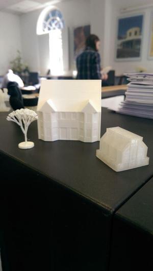 Semi Detached House at 1:200 scale