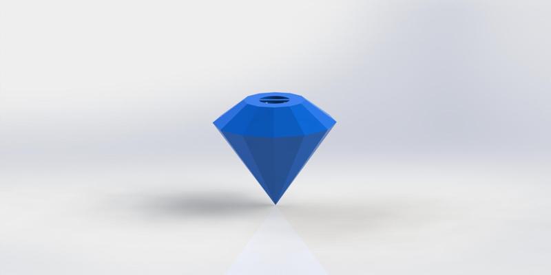 diamond for keychain