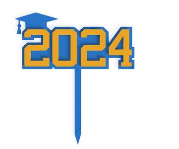 GRADUATION CAKE TOPPER 2024