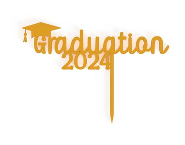 GRADUATION CAKE TOPPER 2024