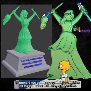 SIMPSON Women's Day Statue