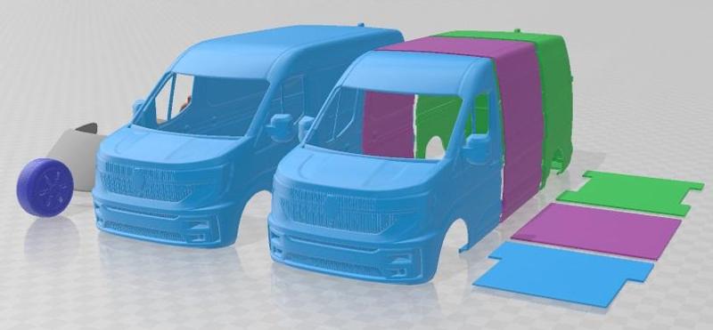 Renault Master E TECH L2H2 2024 Printable Van