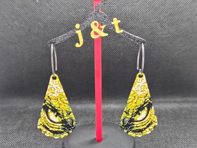 Dragon Eyes HueForge earrings