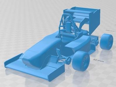 MAD Formula Team MFTC3 Printable Car