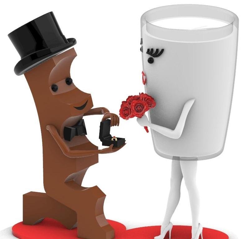 Kinder schokolade Antrag Hochzeit Wedding Figur SET  Version 2