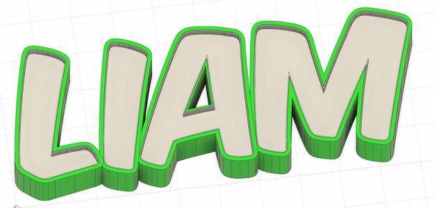 Name lamp Liam