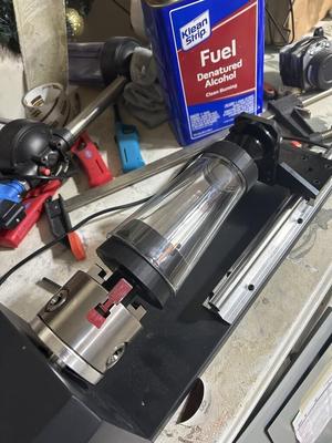 Rotary Chuck Pint Glass Mount