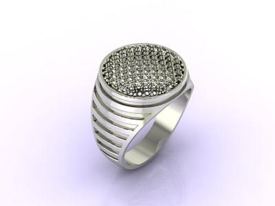 Gents Ring - Mens Ring STL READY FILES  Jewelry Rings For Men