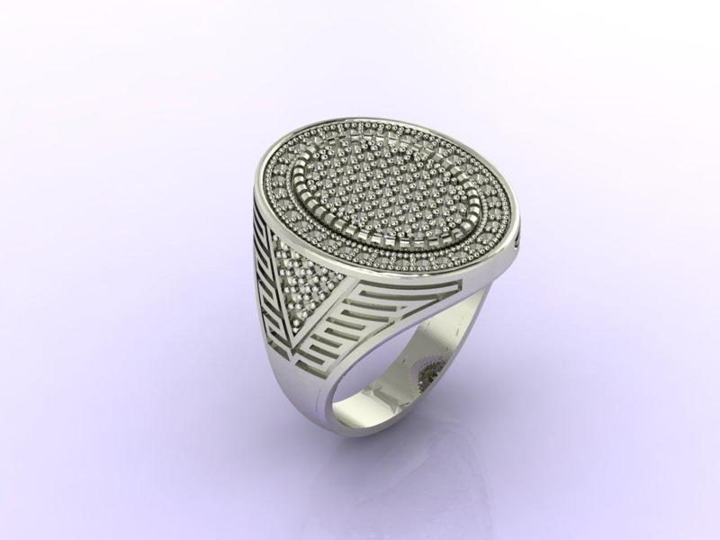 Gents Ring - Mens Ring STL READY FILES  Jewelry Rings For Men