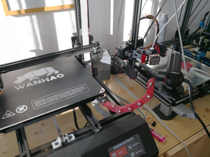 Wanhao D9 mount cam on bed for Pi Cam, Logitech c270, sony PS3 Eye