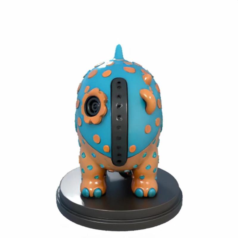 Spotted Cyclo-Buddy - 3D Printable Alien Pet