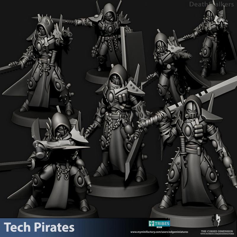 DeathStalkers - Tech Pirates - 28mm