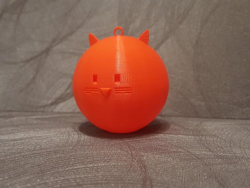 Christmas bauble Cat