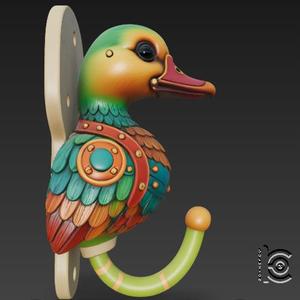 Quacknetic Duck - Mecha Wall Hook