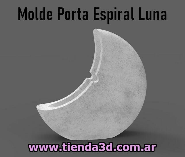 Luna Spiral Holder Mold