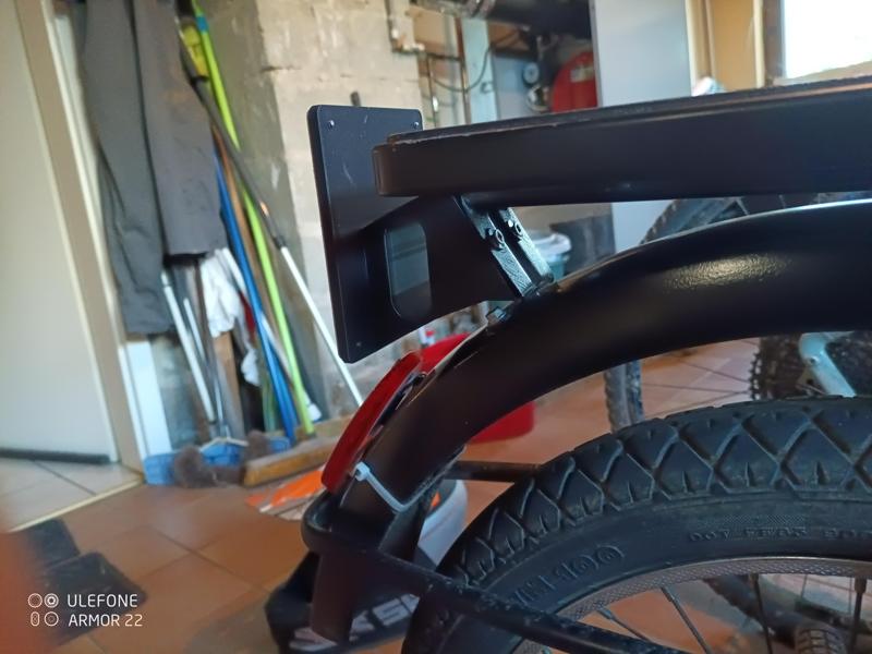 Peugeot Vogue license plate holder