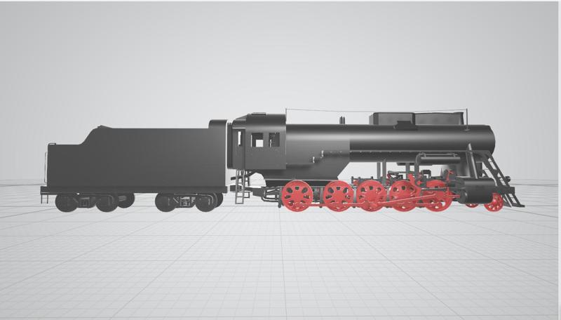Steam locomotive L-3055