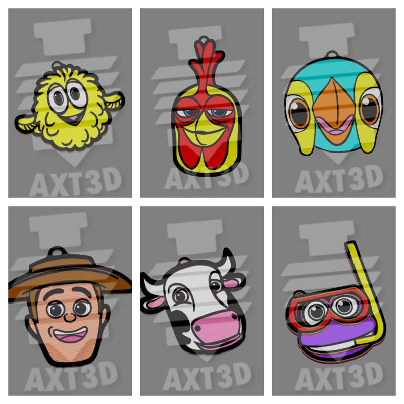 Zenon's Farm Key Ring Pack