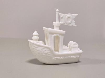 Benchy with treasure chest and lantern