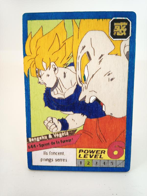 Dragon Ball Z Card - Card 644 - Laser Engraving ( lasercut Files / SVG )