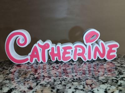 Catherine Disney Name Sign Decorated Room child